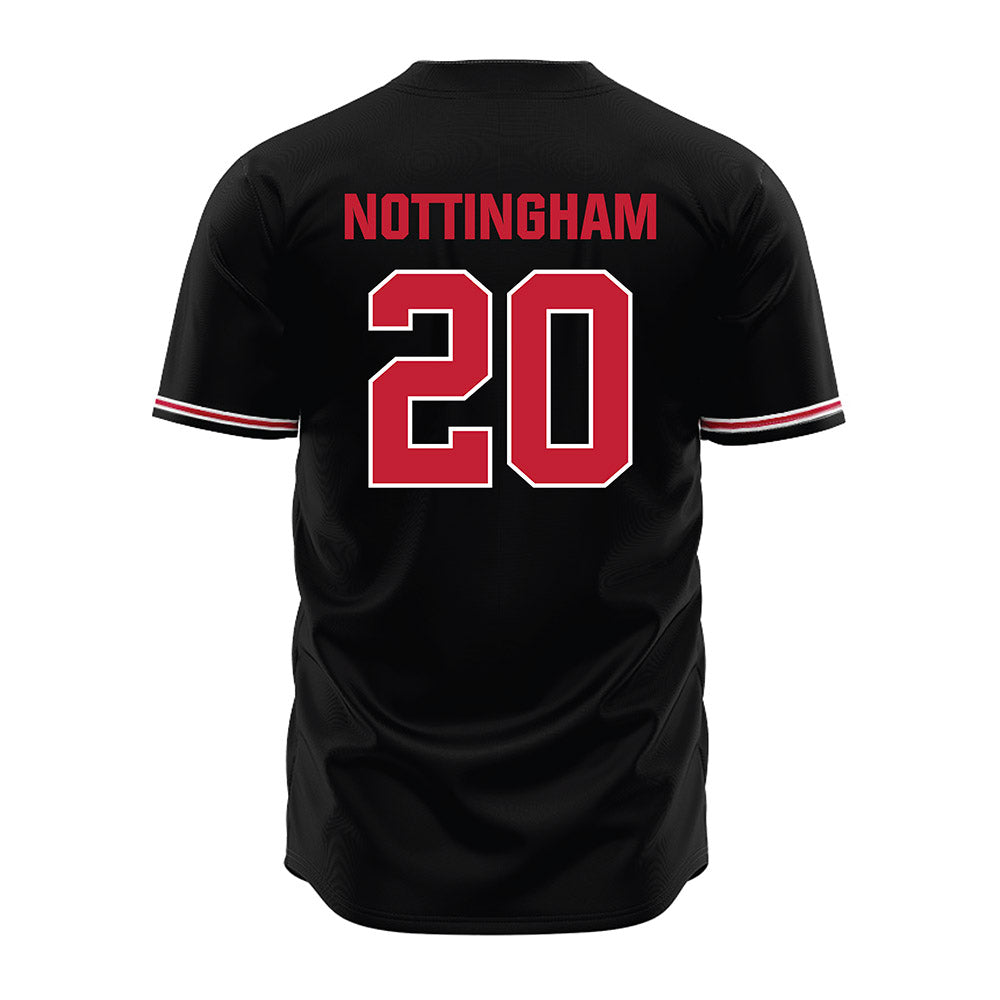 Georgia - NCAA Baseball : Joe Nottingham - Black Jersey-1