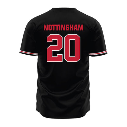 Georgia - NCAA Baseball : Joe Nottingham - Black Jersey-1