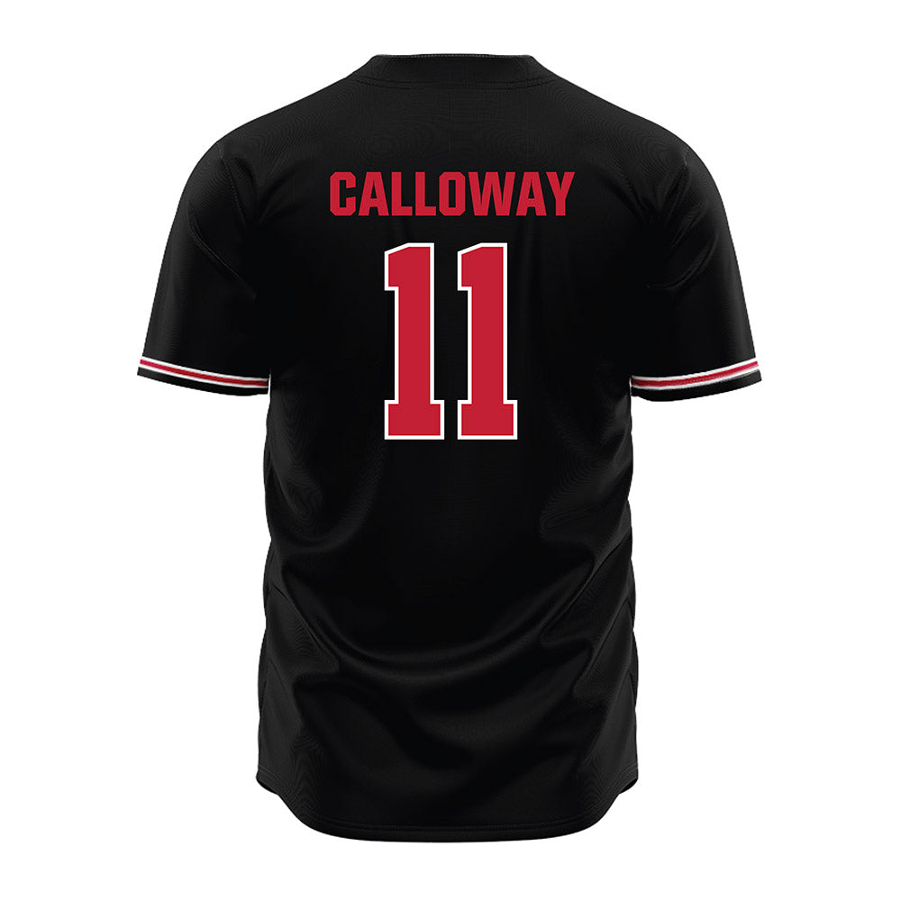 Georgia - NCAA Baseball : Bryce Calloway - Black Jersey-1