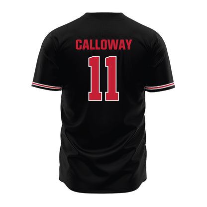 Georgia - NCAA Baseball : Bryce Calloway - Black Jersey-1