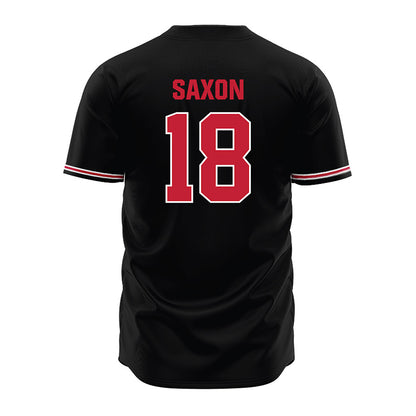 Georgia - NCAA Baseball : TL Saxon - Black Jersey-1