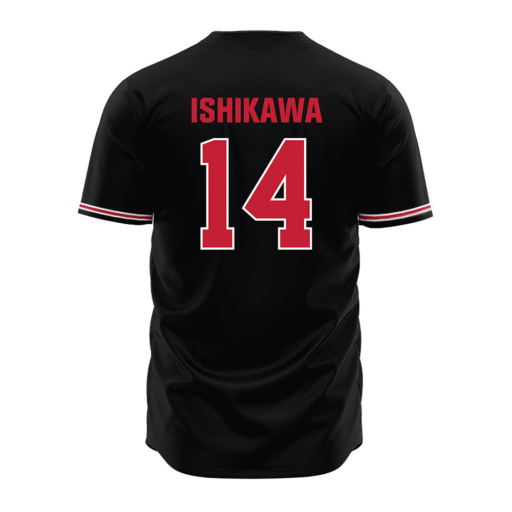 Georgia - NCAA Baseball : Kenny Ishikawa - Black Jersey-1