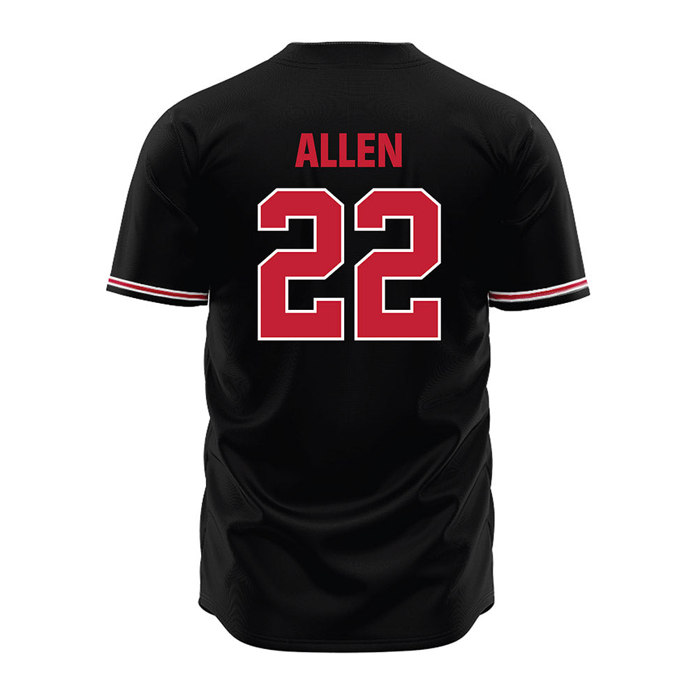 Georgia - NCAA Baseball : Henry Allen - Black Jersey-1