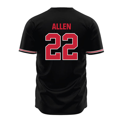 Georgia - NCAA Baseball : Henry Allen - Black Jersey-1