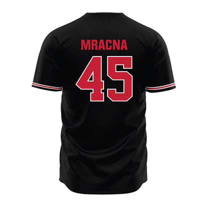 Georgia - NCAA Baseball : Christian Mracna - Black Jersey-1