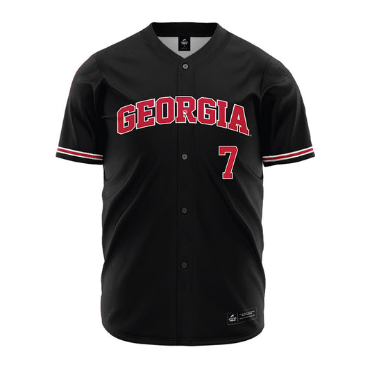 Georgia - NCAA Baseball : Jack Arcamone - Black Jersey-0