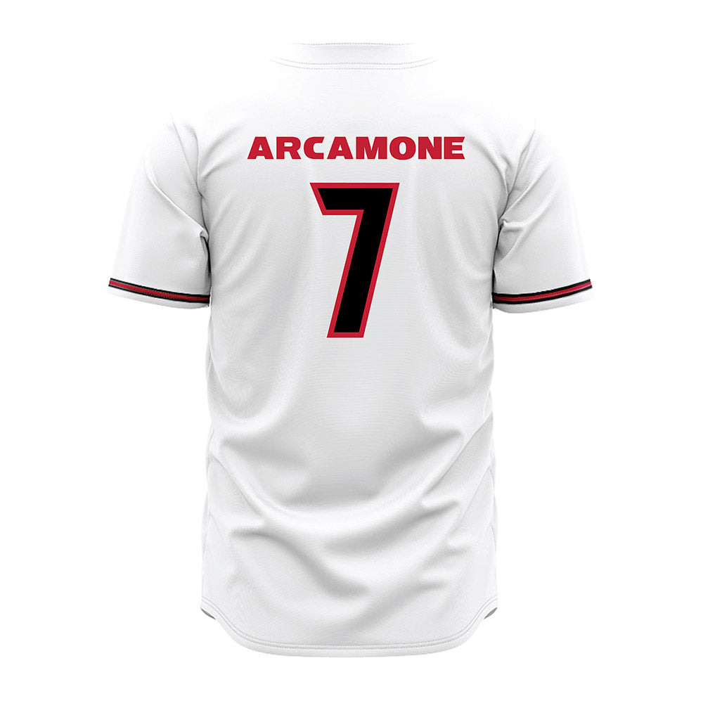 Georgia - NCAA Baseball : Jack Arcamone - White Jersey-1