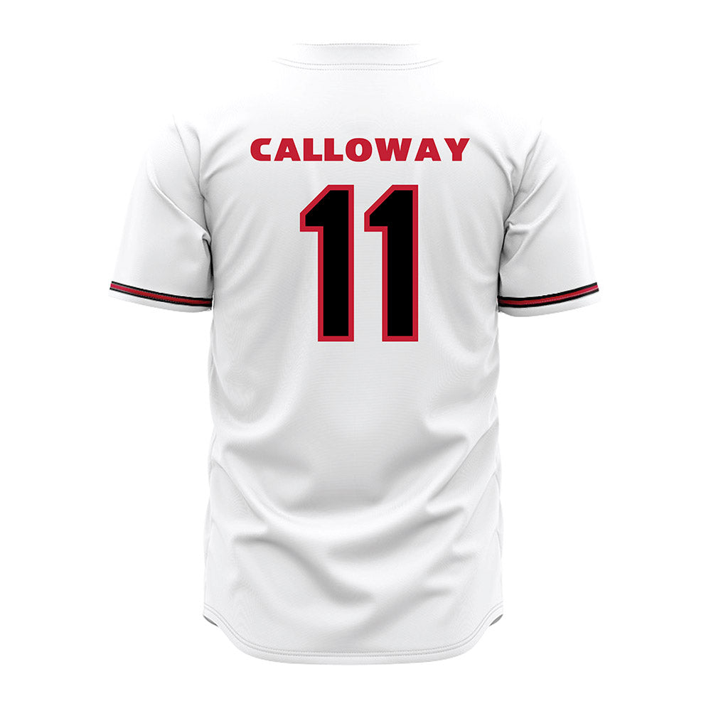 Georgia - NCAA Baseball : Bryce Calloway - White Jersey-1