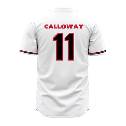 Georgia - NCAA Baseball : Bryce Calloway - White Jersey-1