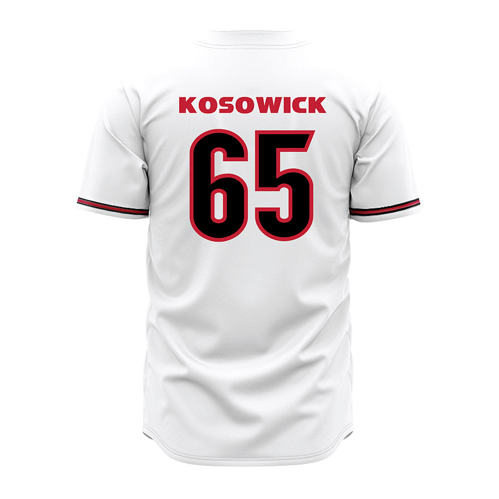 Georgia - NCAA Baseball : Mason Kosowick - White Jersey-1