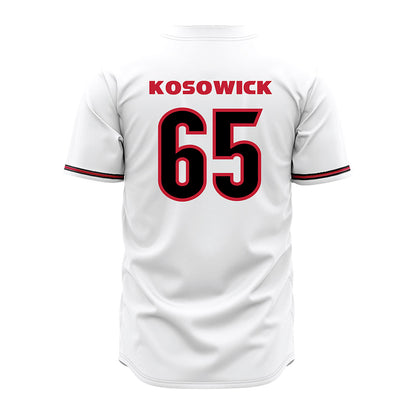 Georgia - NCAA Baseball : Mason Kosowick - White Jersey-1