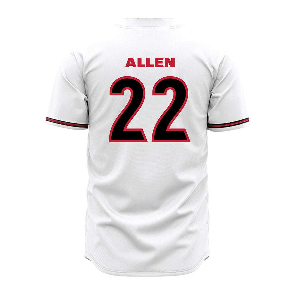 Georgia - NCAA Baseball : Henry Allen - White Jersey-1