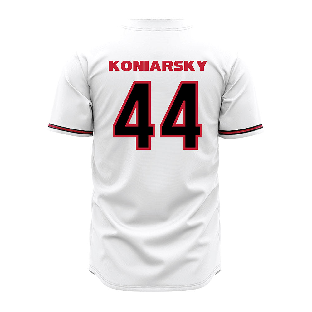 Georgia - NCAA Baseball : Cole Koniarsky - White Jersey-1
