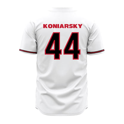 Georgia - NCAA Baseball : Cole Koniarsky - White Jersey-1