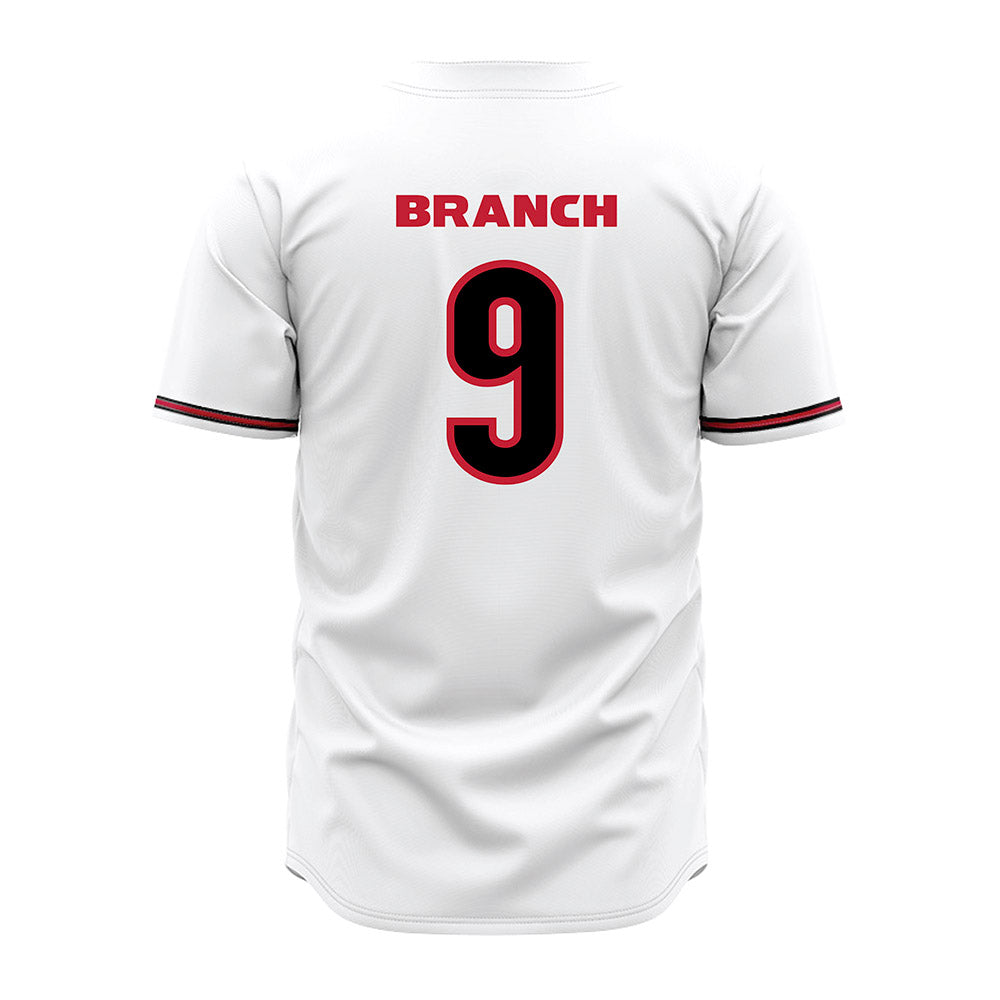 Georgia - NCAA Baseball : Kolby Branch - White Jersey-1