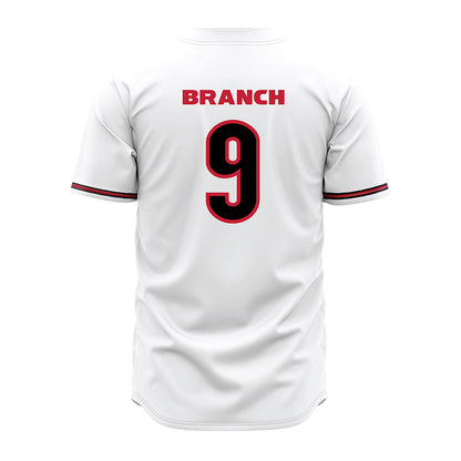 Georgia - NCAA Baseball : Kolby Branch - White Jersey-1