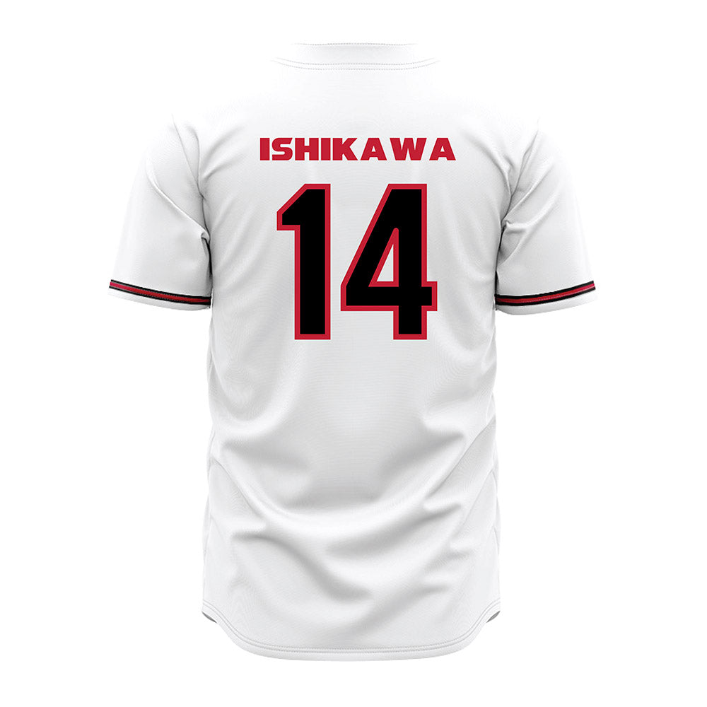 Georgia - NCAA Baseball : Kenny Ishikawa - White Jersey-1