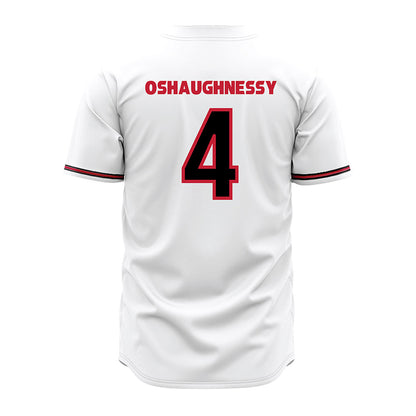 Georgia - NCAA Baseball : Michael Oshaughnessy - White Jersey-1