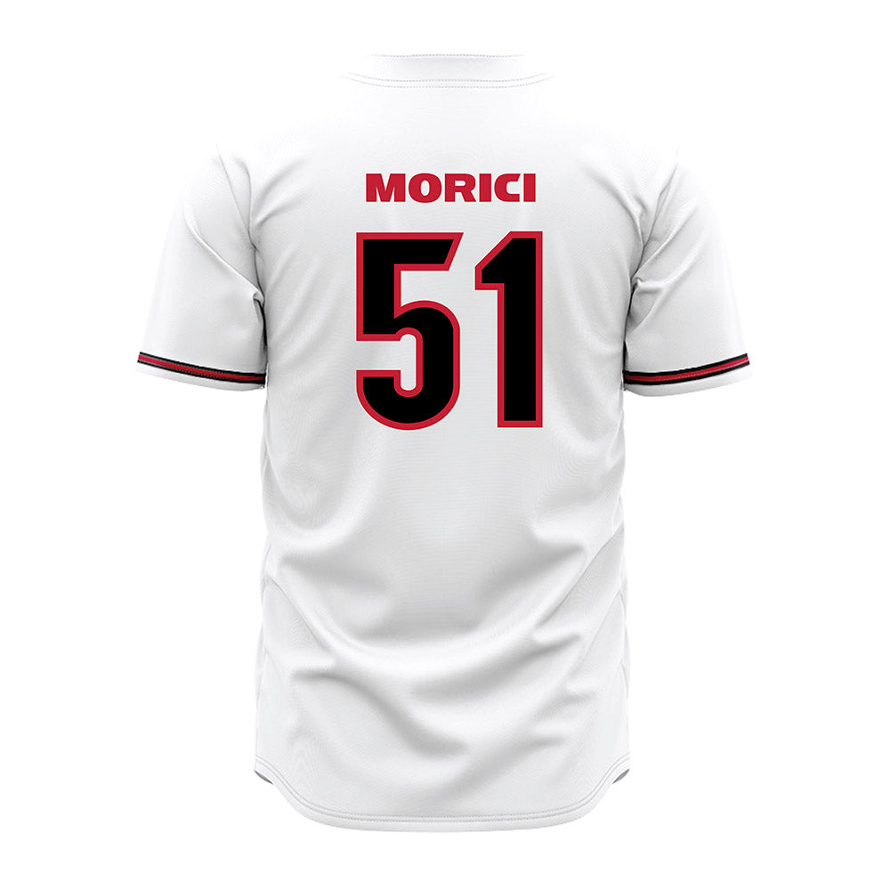 Georgia - NCAA Baseball : Lucas Morici - White Jersey-1