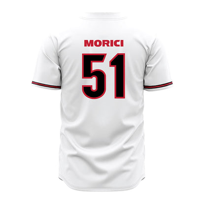 Georgia - NCAA Baseball : Lucas Morici - White Jersey-1