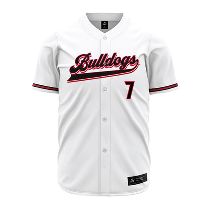 Georgia - NCAA Baseball : Jack Arcamone - White Jersey-0