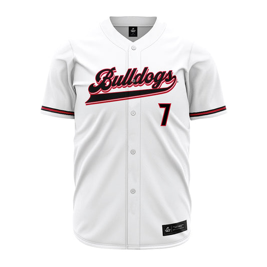 Georgia - NCAA Baseball : Jack Arcamone - White Jersey-0