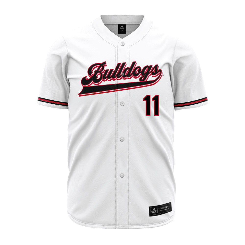 Georgia - NCAA Baseball : Bryce Calloway - White Jersey-0