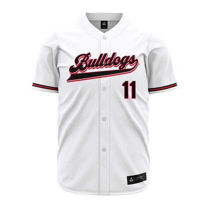 Georgia - NCAA Baseball : Bryce Calloway - White Jersey-0