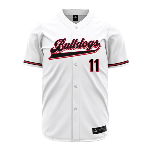 Georgia - NCAA Baseball : Bryce Calloway - White Jersey-0