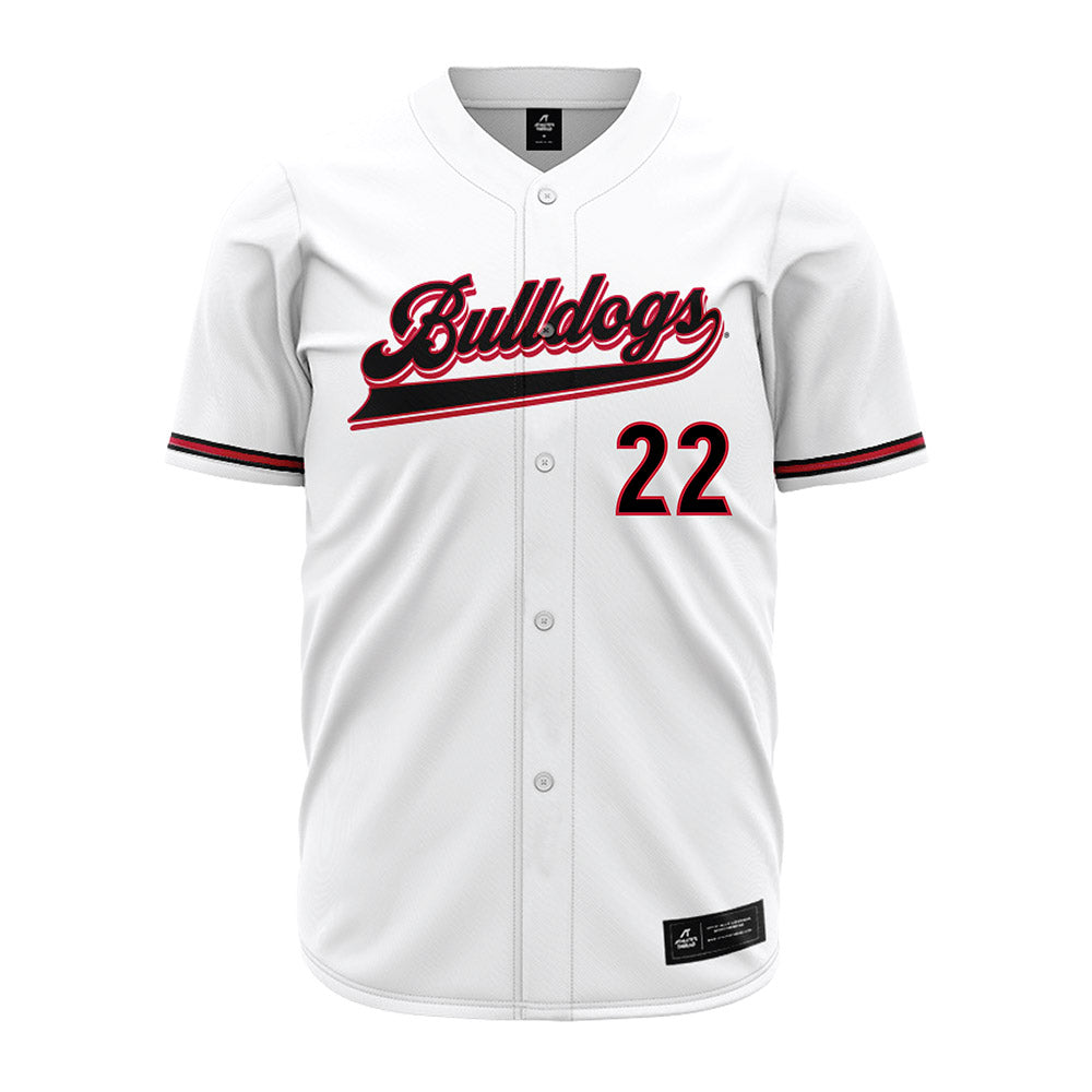 Georgia - NCAA Baseball : Henry Allen - White Jersey-0