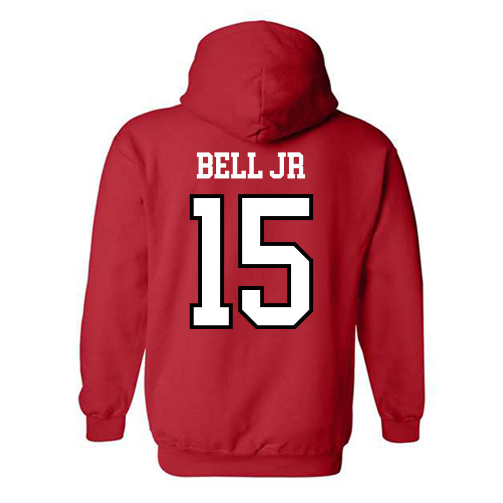 UNLV - NCAA Football : Tatum Bell jr - Classic Shersey Hooded Sweatshirt-1