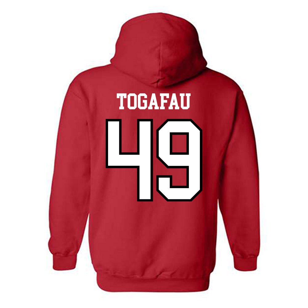 UNLV - NCAA Football : Kal-El Togafau - Classic Shersey Hooded Sweatshirt-1
