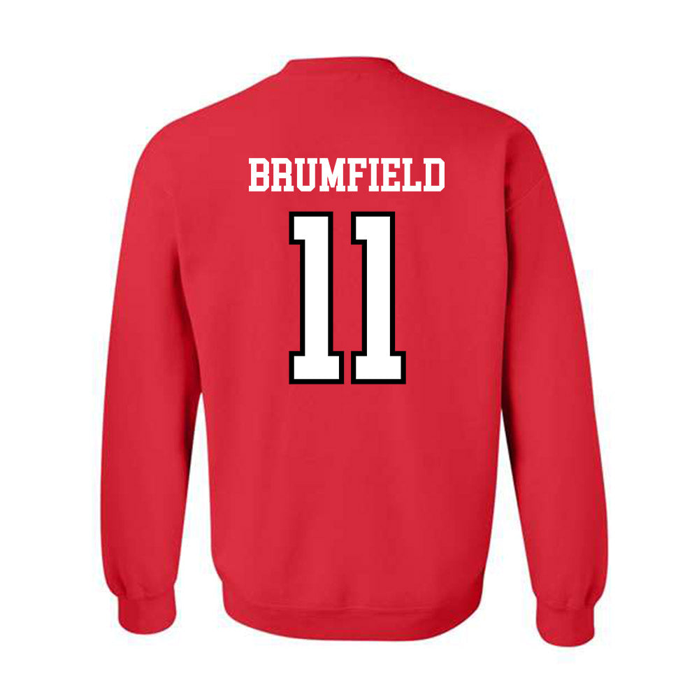 UNLV - NCAA Men's Basketball : Xavier Brumfield - Classic Shersey Crewneck Sweatshirt-1