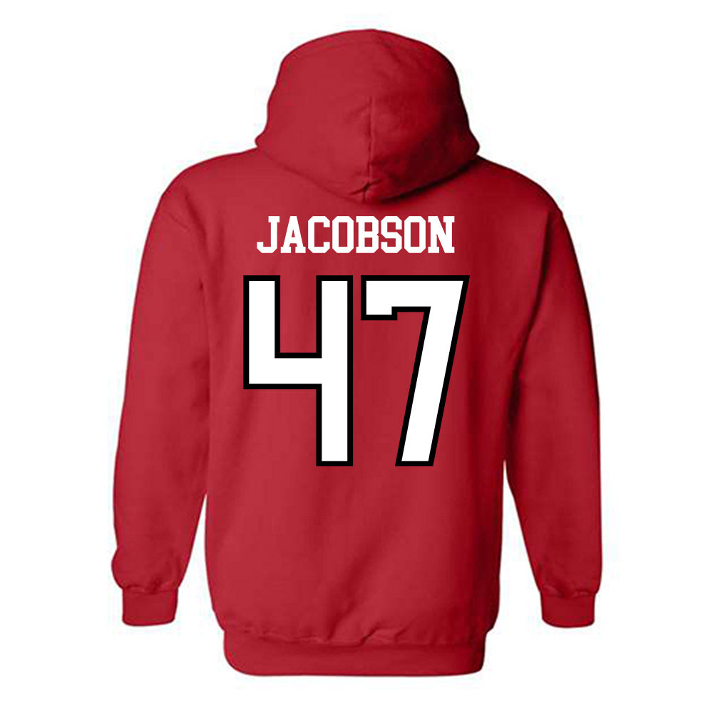UNLV - NCAA Football : Tyson Jacobson - Classic Shersey Hooded Sweatshirt-1