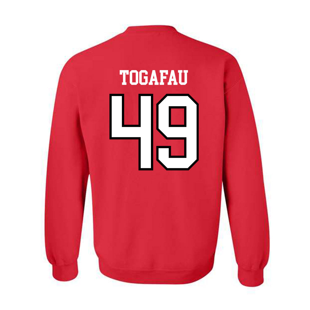 UNLV - NCAA Football : Kal-El Togafau - Classic Shersey Crewneck Sweatshirt-1