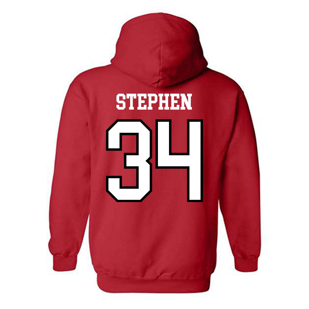 UNLV - NCAA Men's Basketball : Emmanuel Stephen - Classic Shersey Hooded Sweatshirt-1