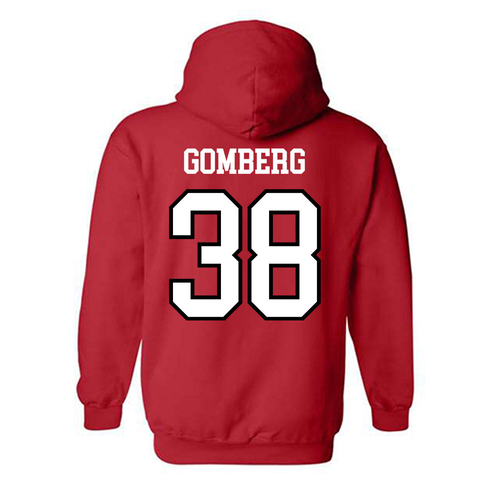 UNLV - NCAA Baseball : Jacob Gomberg - Classic Shersey Hooded Sweatshirt-1