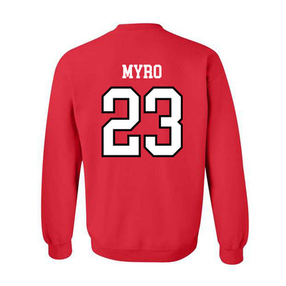UNLV - NCAA Baseball : Gunnar Myro - Classic Shersey Crewneck Sweatshirt-1