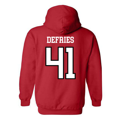 UNLV - NCAA Football : Brock deFries - Classic Shersey Hooded Sweatshirt-1