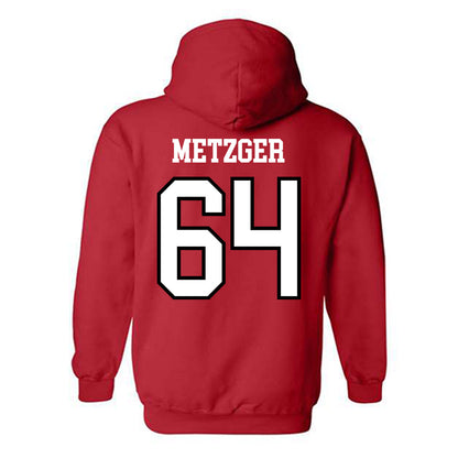 UNLV - NCAA Football : Joseph Metzger - Classic Shersey Hooded Sweatshirt-1