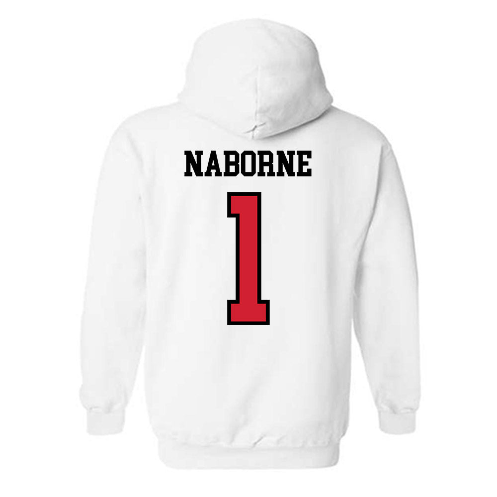 UNLV - NCAA Football : Jeremy Naborne - Classic Shersey Hooded Sweatshirt-1