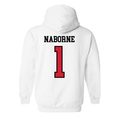 UNLV - NCAA Football : Jeremy Naborne - Classic Shersey Hooded Sweatshirt-1