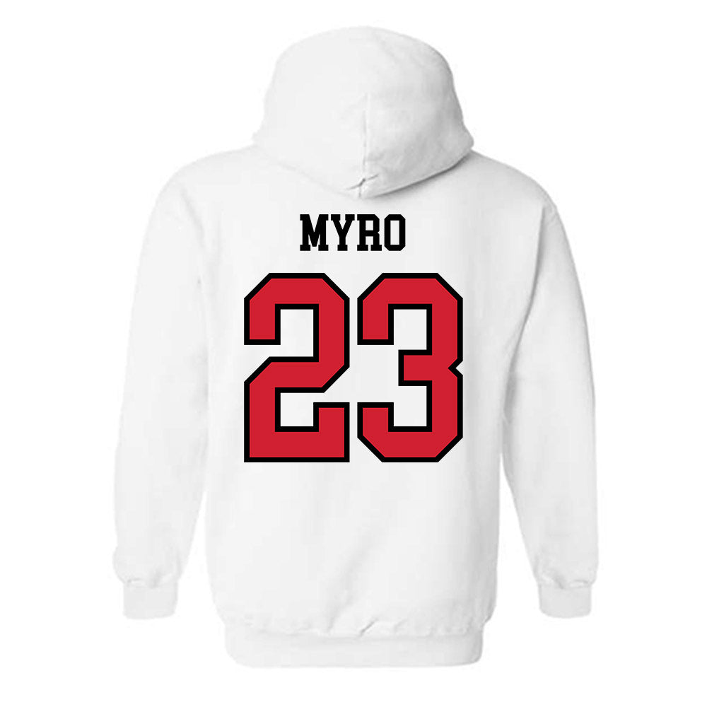 UNLV - NCAA Baseball : Gunnar Myro - Classic Shersey Hooded Sweatshirt-1