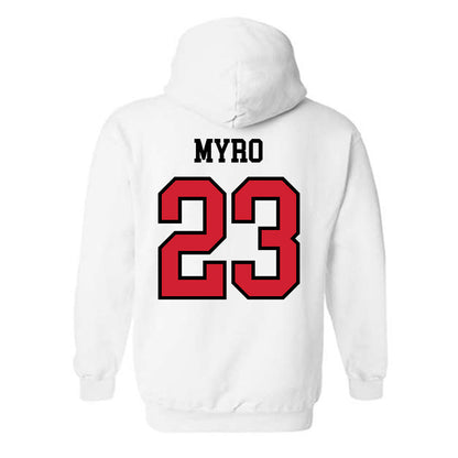 UNLV - NCAA Baseball : Gunnar Myro - Classic Shersey Hooded Sweatshirt-1