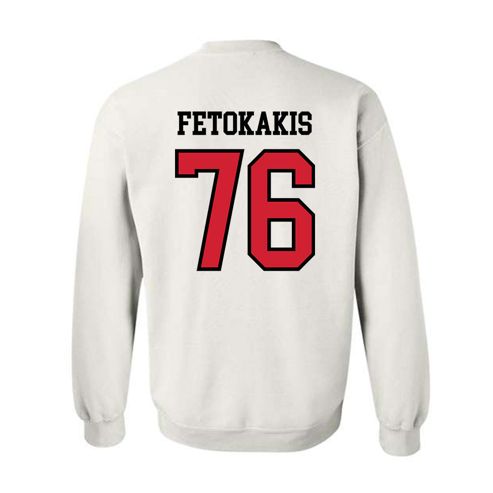 UNLV - NCAA Football : Chrysanthos Fetokakis - Classic Shersey Crewneck Sweatshirt-1