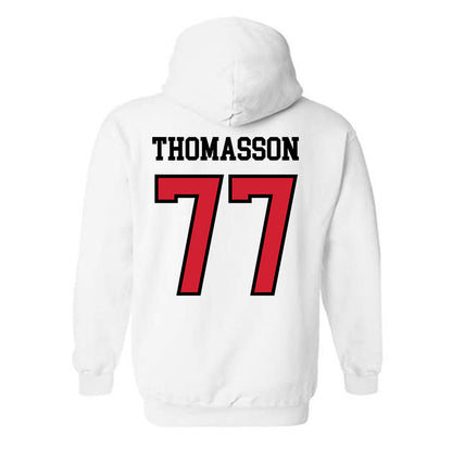 UNLV - NCAA Football : Colton Thomasson - Classic Shersey Hooded Sweatshirt-1