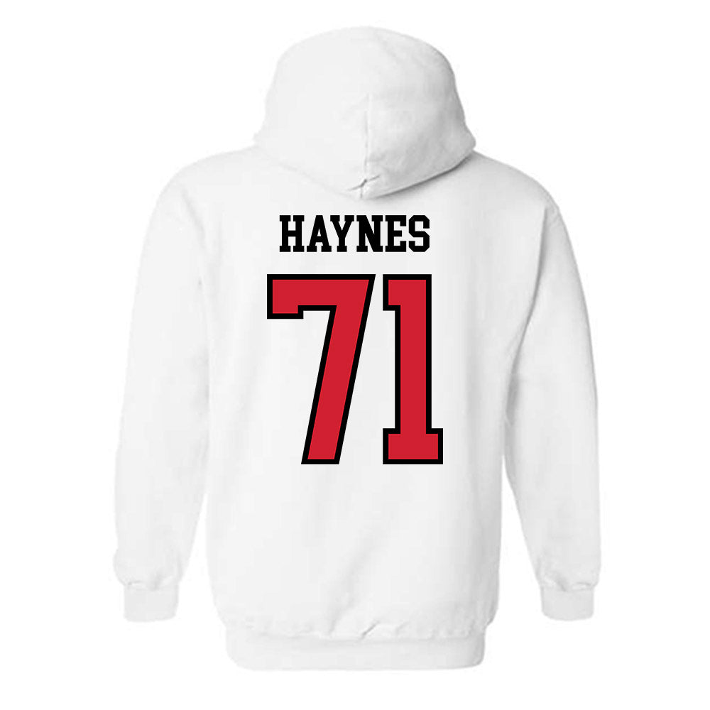 UNLV - NCAA Football : Ed Haynes - Classic Shersey Hooded Sweatshirt-1