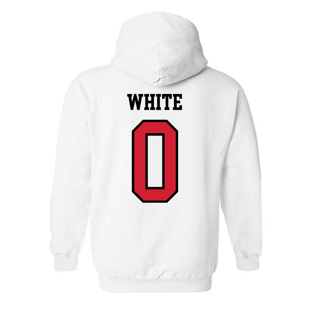 UNLV - NCAA Football : Malik White - Classic Shersey Hooded Sweatshirt-1