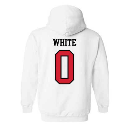 UNLV - NCAA Football : Malik White - Classic Shersey Hooded Sweatshirt-1