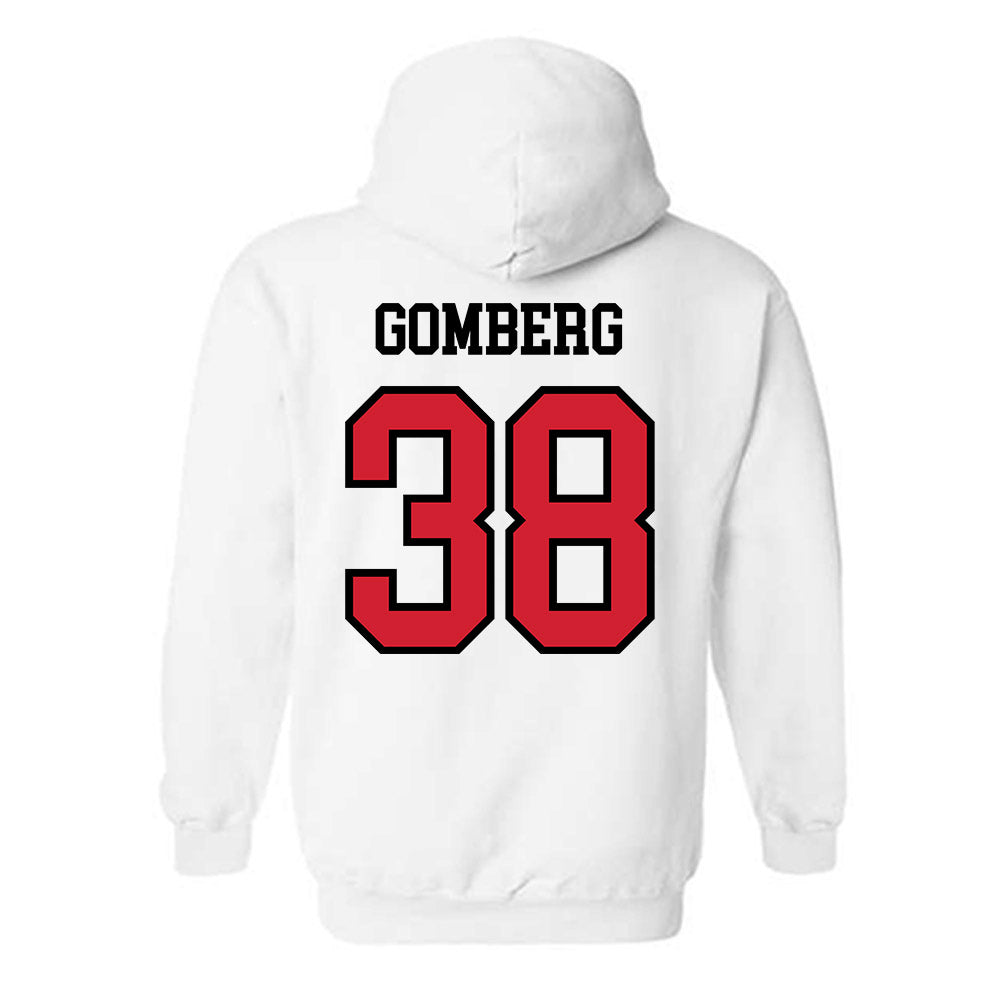 UNLV - NCAA Baseball : Jacob Gomberg - Classic Shersey Hooded Sweatshirt-1